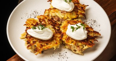 Драники с горбушей