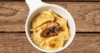 Вареники с картофелем и грибами