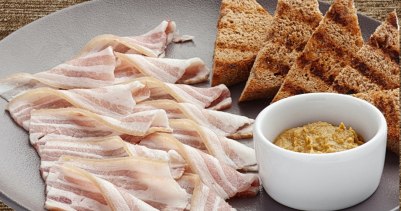 Сало с чесноком