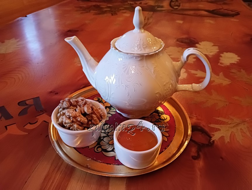 Сибирский травяной чай с грецким орехом и мёдом в подарок! - фото 1